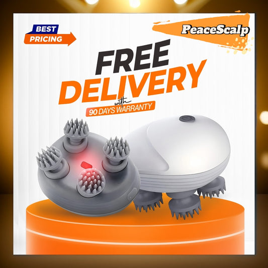 Smart Scalp Massager With Red Light Therapy